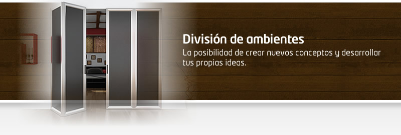 División de ambientes - La posibiidad de crear nuevos coceptos y desarrollar tus propias ideas